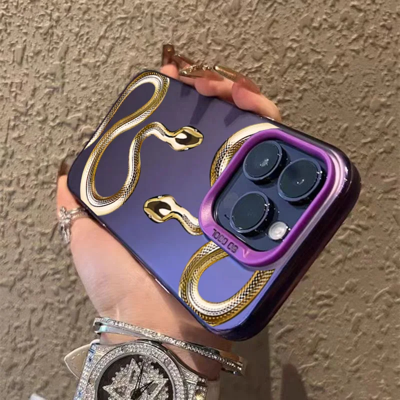 Funda con diseño de serpiente dorada para Xiaomi 14T Pro, funda de TPU a prueba de golpes para Xiaomi Mi 11 Lite 5G 14 13T 13 12T Poco F6 M6 X6 X5 Pro F5 - imagen 5