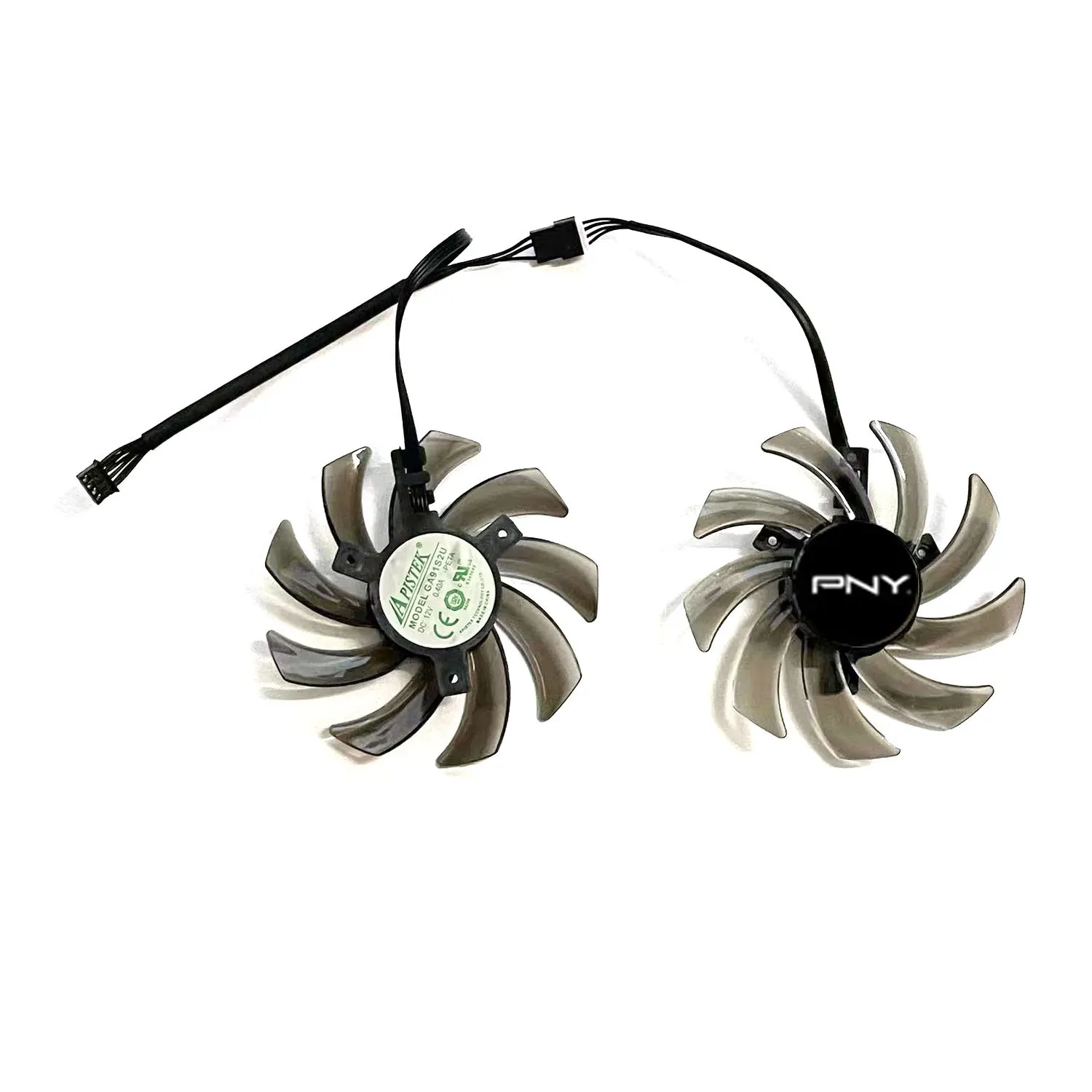 Nuevo ventilador GPU 85MM 4PIN DC 12V 0.4A GA91S2U GTX1060 1070TI para reemplazo de tarjeta gráfica PNY Geforce GTX1060 1070ti V2 - imagen 3