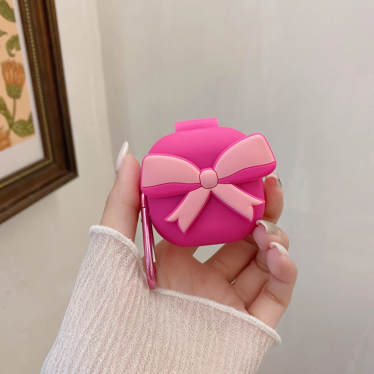 Lindo arco para Samsung Galaxy Buds Live 2 Pro 2 FE funda de silicona de dibujos animados funda para auriculares accesorios cubierta - imagen 5