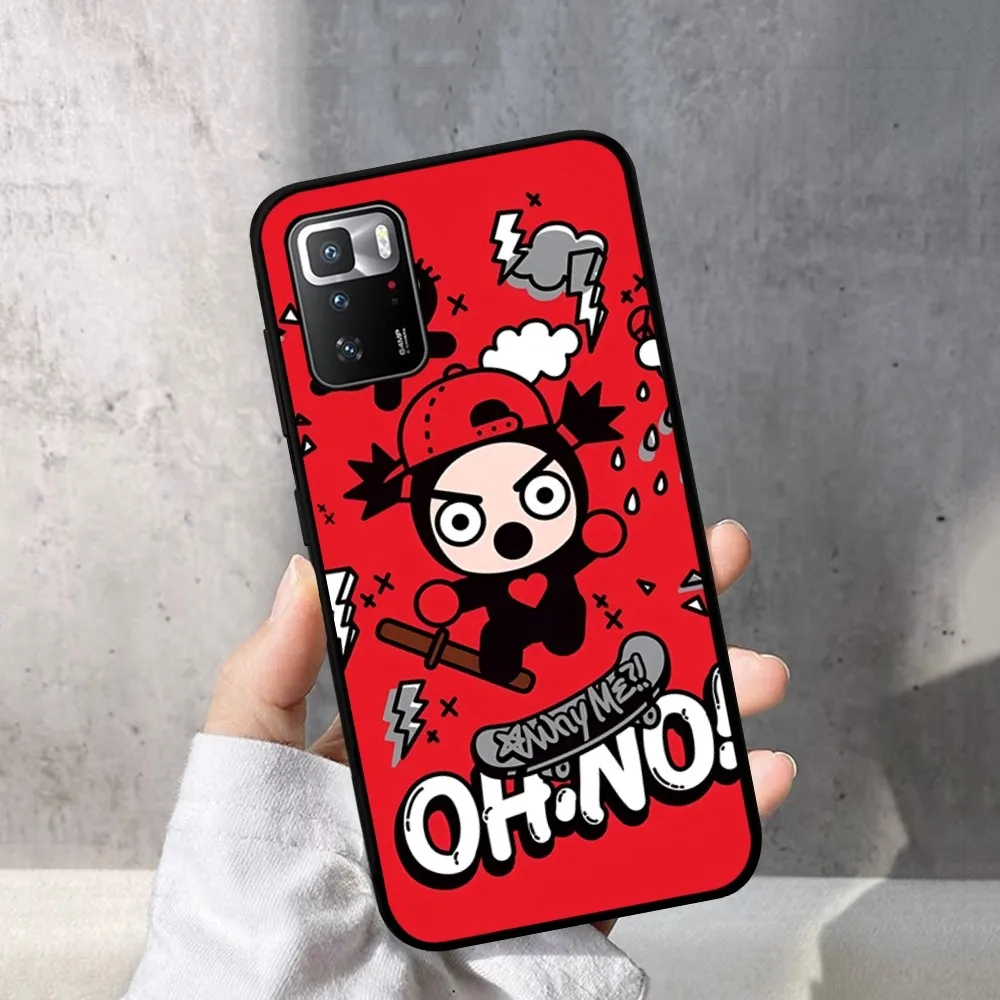 Funda de teléfono Pucca y Garu para Redmi Note 4X5 A 6 7 8 T 9 9S 10 11S 11Epro Poco M3 Pro - imagen 4