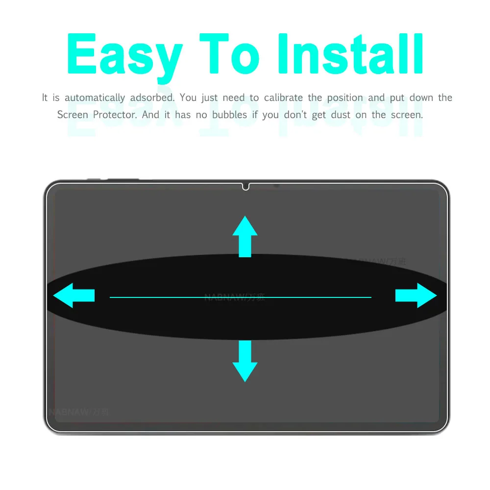 Protector de pantalla HD a prueba de arañazos, vidrio templado para tableta DOOGEE T40 Pro, película protectora dura de 12 pulgadas, burbuja libre, 2 piezas - imagen 5