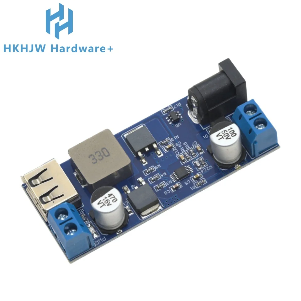 Módulo de fuente de alimentación del convertidor reductor DC-DC 24V/12V a 5V 5A – Módulo reductor de alta eficiencia mejor que LM2596S - imagen 3