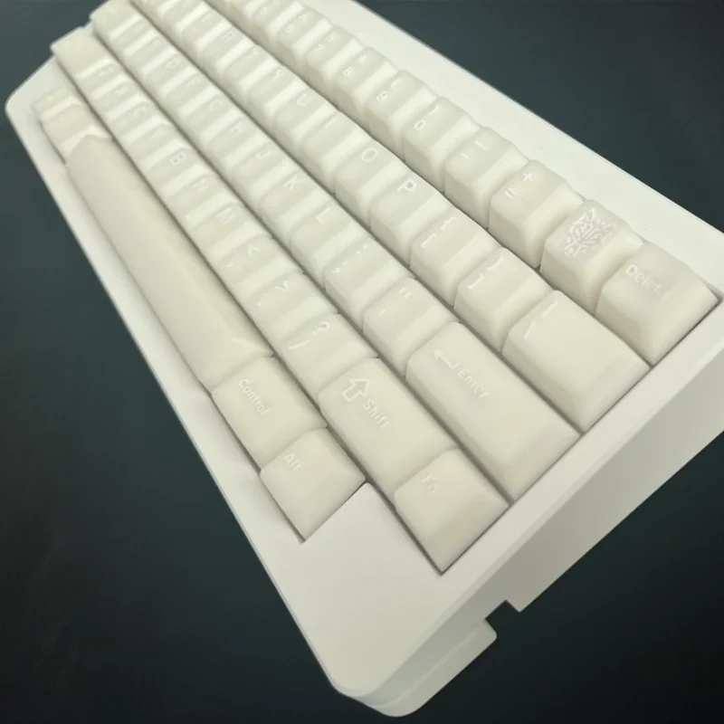 Teclas GMK de 114 teclas, teclas minimalistas blancas, doble disparo, perfil de cereza PBT para teclado mecánico Alice layout MX Switch - imagen 4