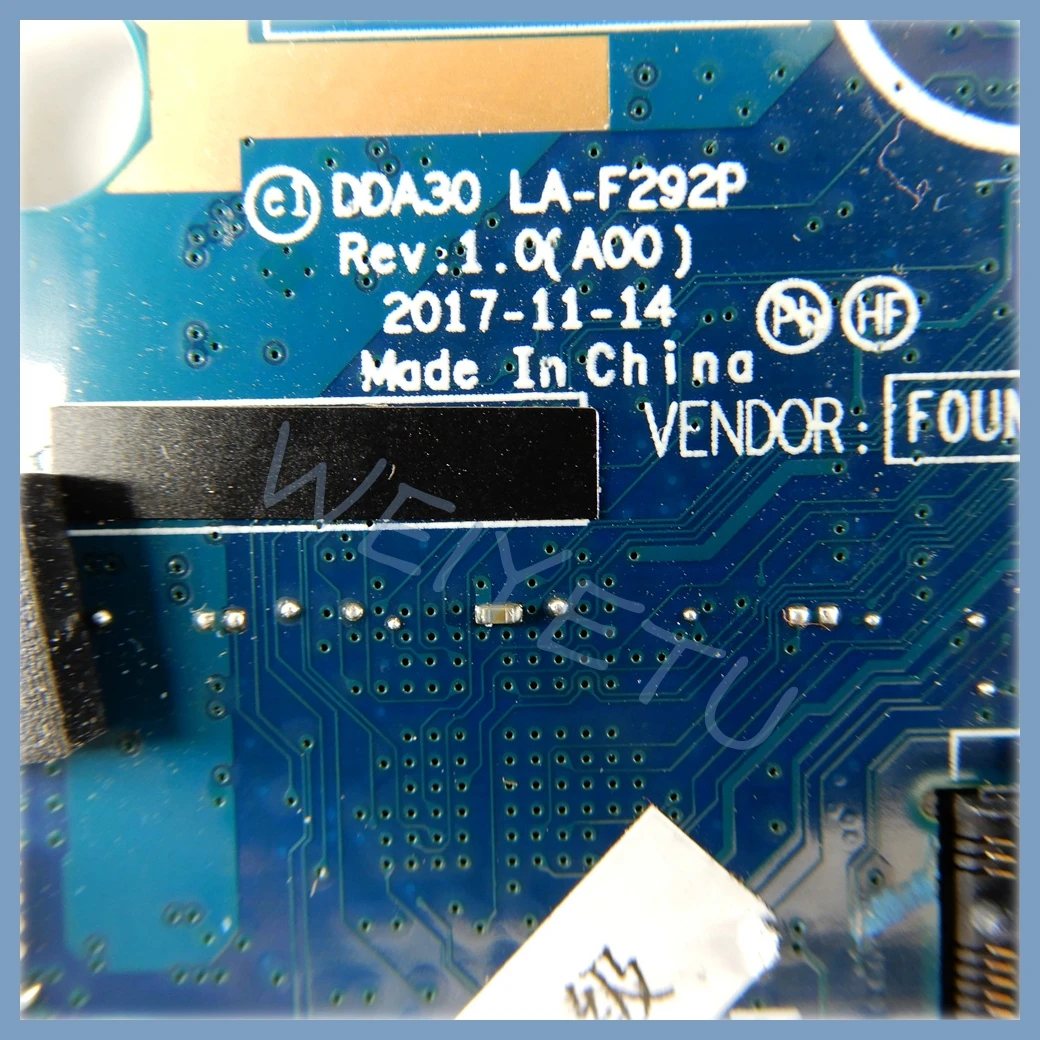 LA-F292P con i7-8650U CPU 8GB-RAM placa base para portátil Dell Latitude 7390 placa base para ordenador portátil 100% probado OK - imagen 3