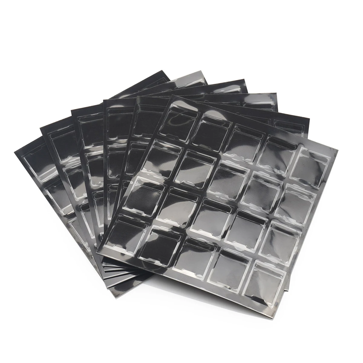 DUROCK-Película de interruptor de espuma, almohadillas de interruptor Poron para Cherry MX Switch, 0,15mm, HTV + PC, doble capa, 0,3mm, negro - imagen 3