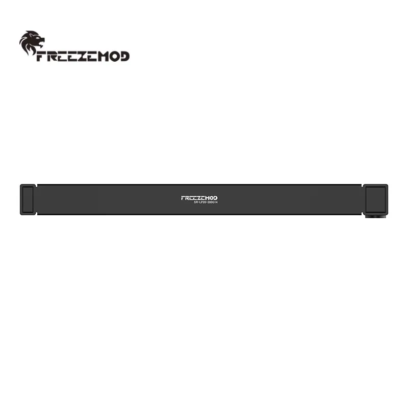 Freezemod 280 Radiador Escambiador de calor de enfriador de agua de aluminio, negro, SR-LP20-280G14 - imagen 4