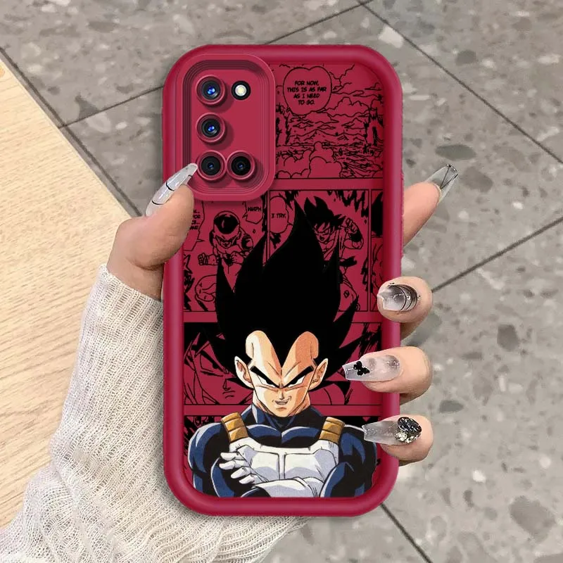 Funda de Anime Vegeta d-dragon Balls para OPPO A96 A95 A92 A77 A74 A73 A72 A58 A57 A55 A54 A53 A52 funda de teléfono con escalera ocular - imagen 5