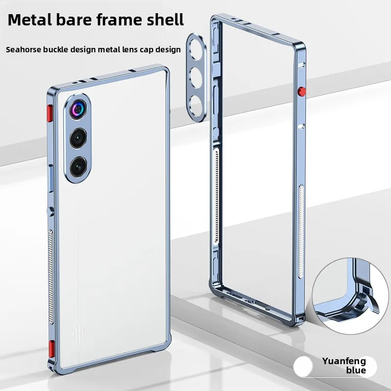 Funda de marco de Metal para Redmagic10, tapa de lente de Metal de aire, cubierta dividida de disipación de calor ultrafina para parachoques de aire Redmagic Red Magic 10