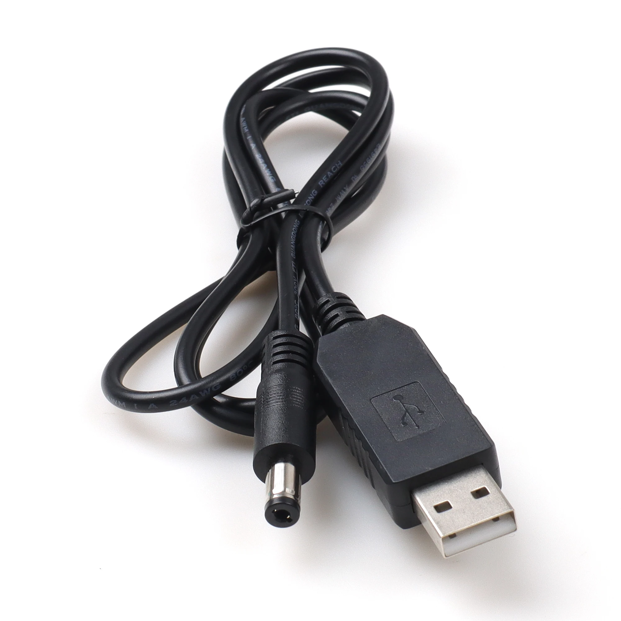 【LANO】Cable de refuerzo de cable USB a DC5521, convertidor de potencia USB de 5v a 12v 9V, cable de enrutador Wifi de refuerzo, 1 metro de largo, fácil de operar - imagen 3