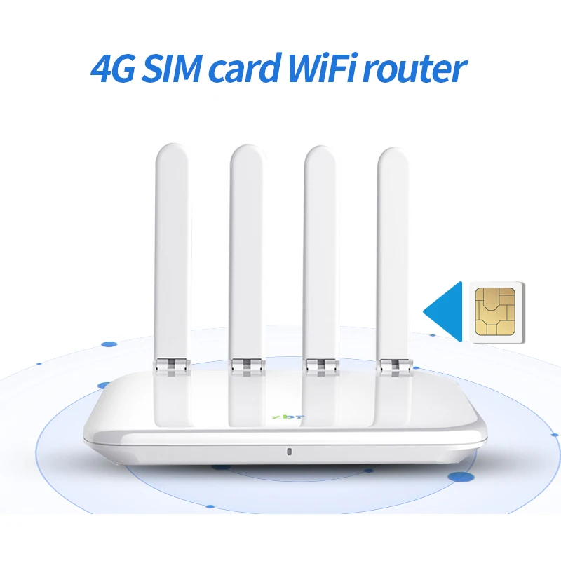 Módem WiFi enrutador 4G de 300Mbps, Tarjeta SIM 4g EC200AEUHA, amplificador de señal externo, antena de alta ganancia, WE2805-C - imagen 2