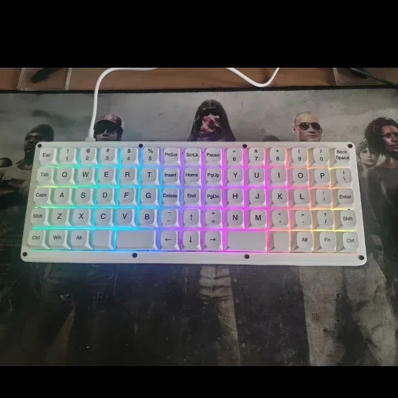 Teclado mecánico Ortho C75 Planck, modo único personalizado, Qmk/Vial, diseño en línea, teclado Orthogonal intercambiable en caliente con cable tipo C - imagen 3