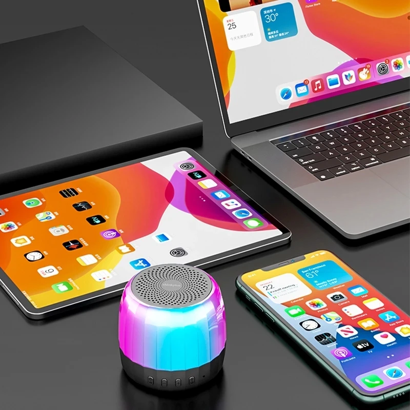 Lenovo K3PLUS inalámbrico Bluetooth pequeño altavoz atmósfera sentido LED luces coloridas alta belleza portátil al aire libre - imagen 2