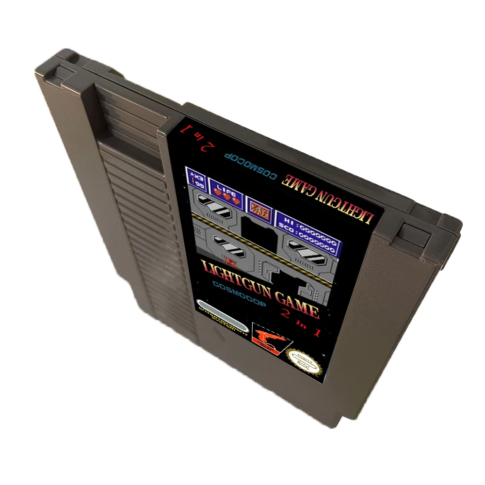 Lightgun Game 2 en 1- Cosmocop + Cyber Monster - Cartucho de juego NES de 8 bits para juego NES Cosnole - imagen 4