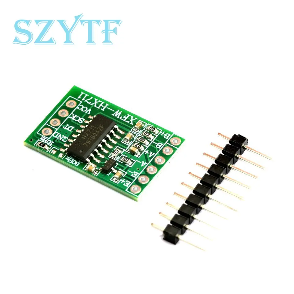Mini Sensor de pesaje HX711 de doble canal, módulo AD de precisión de 24 bits, microcontrolador de Sensor de presión, HX711 - imagen 4
