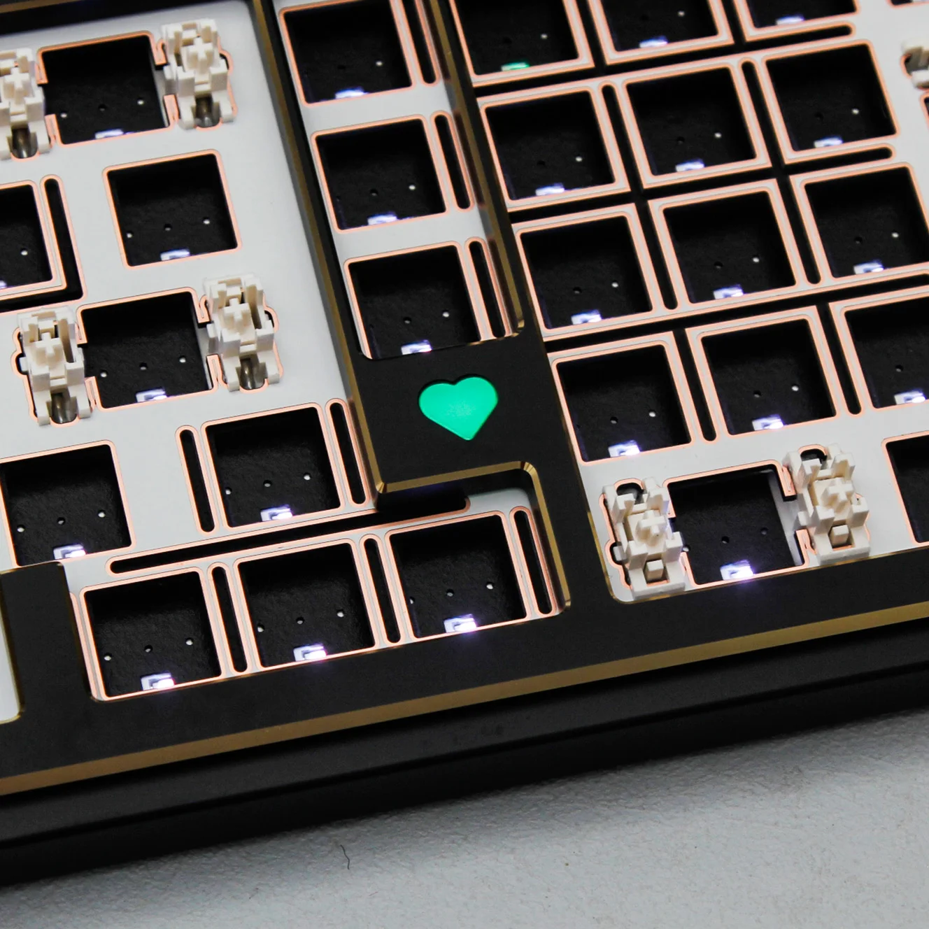 Kit de teclado mecánico Story100, junta de aluminio personalizada, CNC, triodo, RGB, Kit inalámbrico de intercambio en caliente, accesorios de juego de oficina, regalo - imagen 5