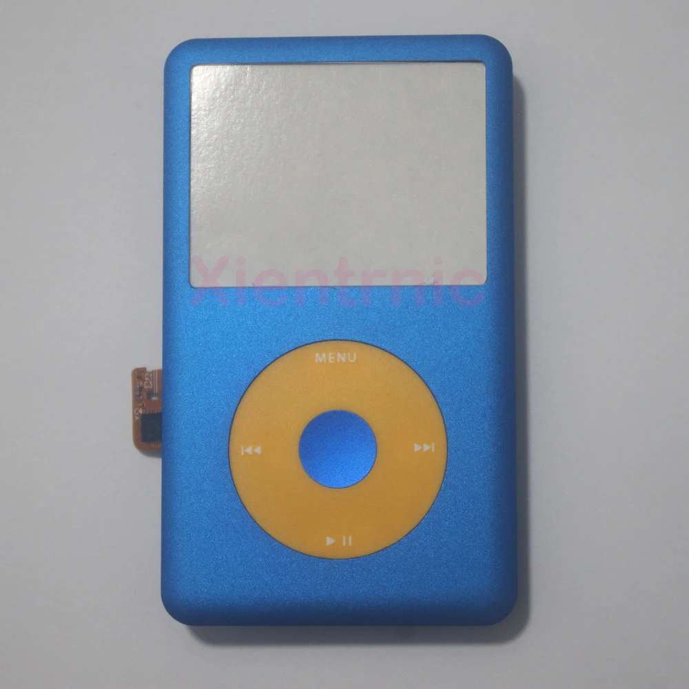 Panel de cubierta frontal azul clásico para iPod 6th, kit de carcasa de cable flexible con rueda de clic para reemplazo A1238 - imagen 5