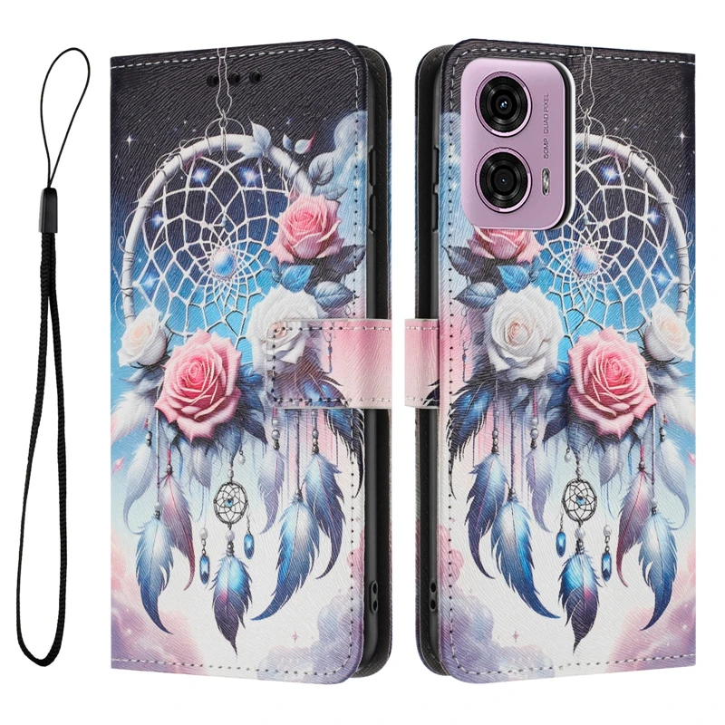 Para Motorola Moto G Stylus 5G 2024 funda pintada cartera protección funda de teléfono para Moto G Stylus 5G 2024 XT2419-2 funda de libro Coque - imagen 3