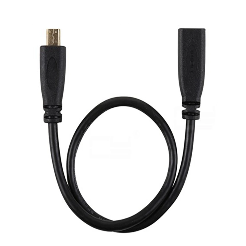 0,3 M HD Video Micro HDMI Macho Mujer Línea extendida HDMI Moto Estación de acoplamiento móvil - imagen 5