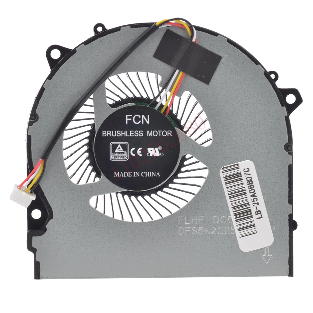 Ventilador de refrigeración de CPU + GPU para portátil Hasee Z8-CA7NS Z8-CA7NP Z8-CA5NS Z8-CA5NP Z8-CA5NB Z8-CA5NA Series 6-31-NH5C2-100 6-31-NH77L-100 - imagen 5