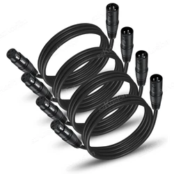Cable XLR Equilibrado Macho a Hembra para Grabación y Escenario
