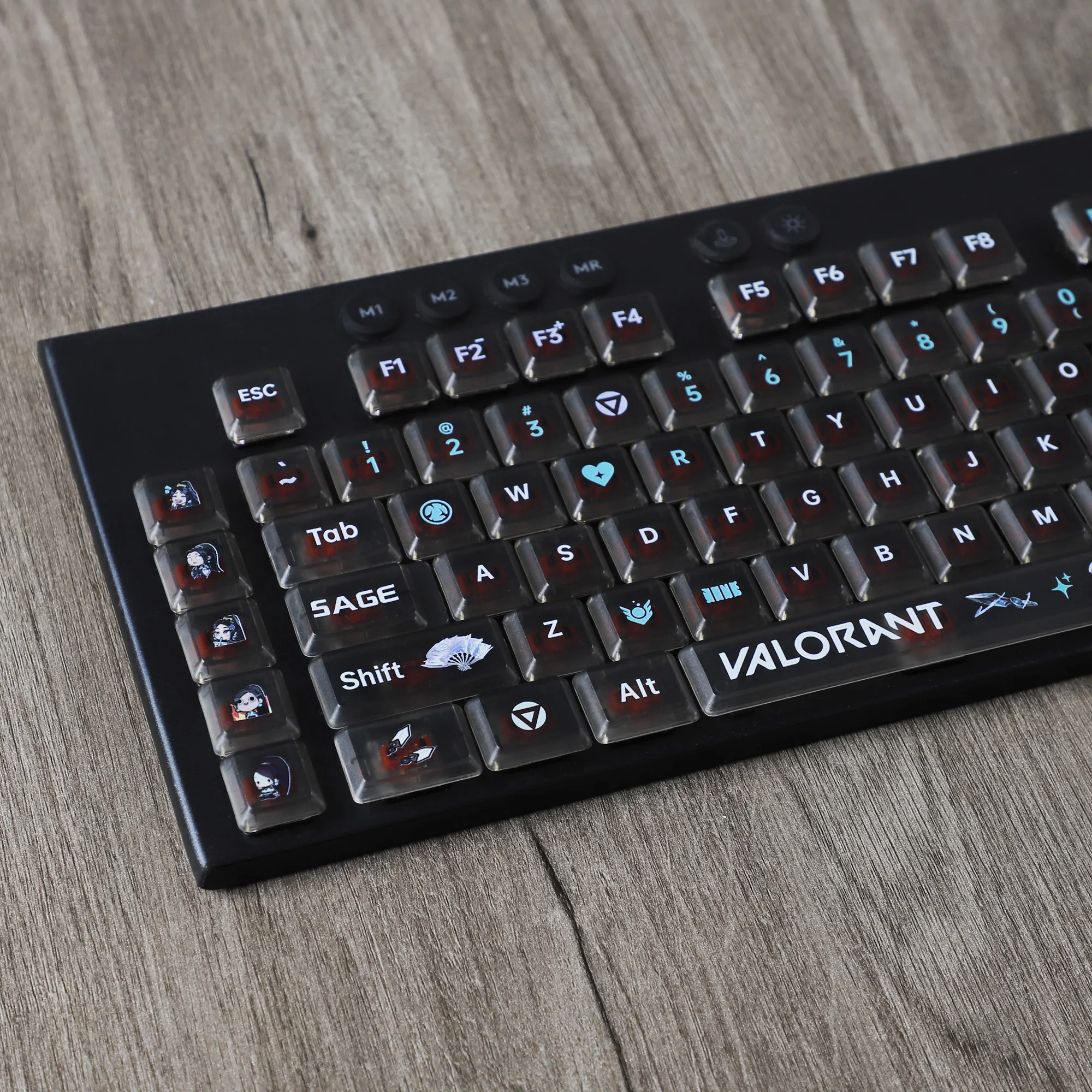 Material de PC Fearless and Strike, teclas retroiluminadas DIY, Compatible con teclado Logitech G813 G815 G913 G915 G913 tkl G915 tkl - imagen 4