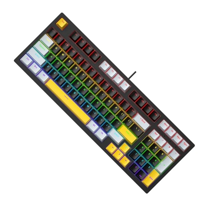 Teclado juegos mecánicos 96 teclas LED TELAGA GAMING JAMINOS DEL LED ERGONONONOMIC - imagen 5