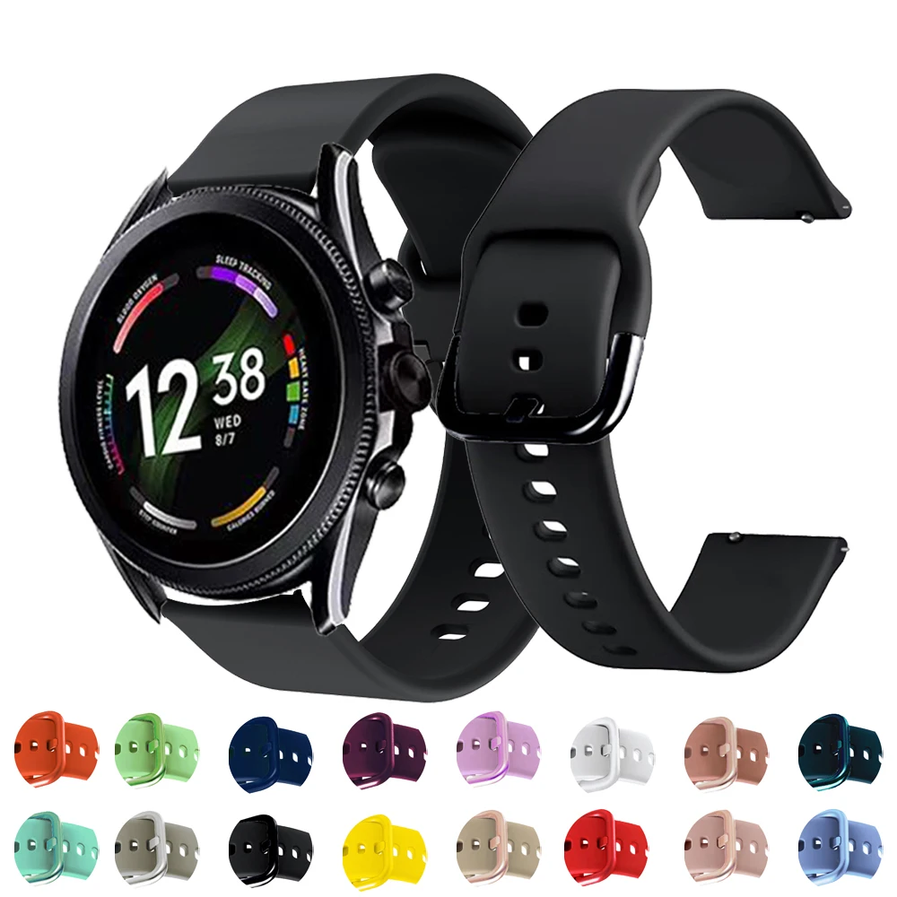 Correa de silicona de 22mm para Fossil GEN 6, 5, 5e, 44mm/GEN 5, LTE, 45mm, pulsera para Fossil Gen 5, Julianna, Garrett, Carlyle HR