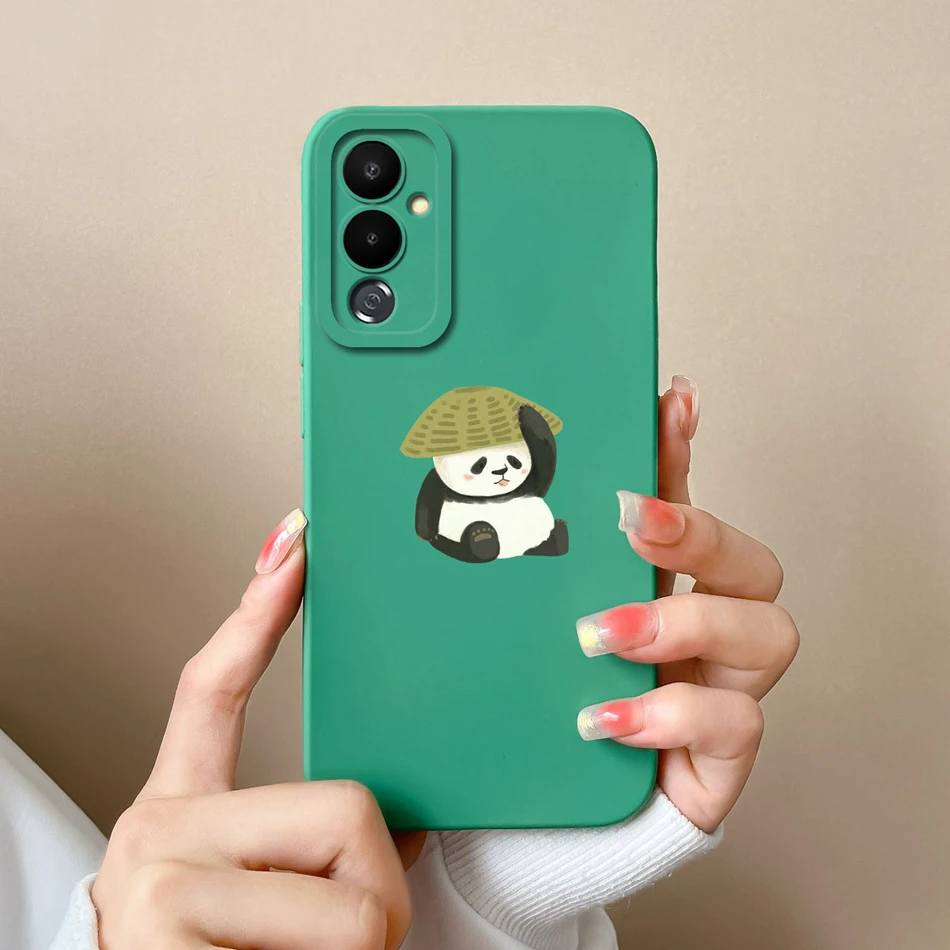 Funda bonita para Tecno Pova 4 Pro, carcasa de teléfono de dinosaurio de silicona líquida suave y suave para Tecno Pova4, Fundas de protección completa - imagen 4