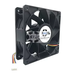 Ventilador de alta velocidad 12038 ventilador de refrigeración D12BM-12D 12038 12V 2.3A, 6000RPM, conector PWM de 4 pines para Antminer Bitmain S7 S9