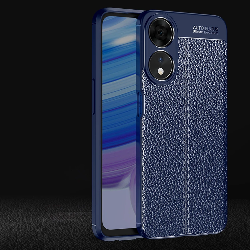 Funda de cuero TPU para OPPO A78 5G, carcasa trasera suave A prueba de golpes para teléfono, nueva Armadura - imagen 3