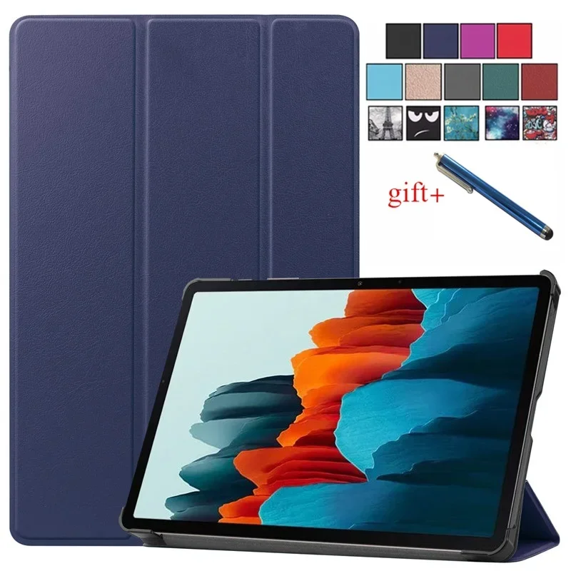 Para LG GPad 5 Funda de 10,1 pulgadas LM-T600L delgada cubierta magnética triple Funda para LG G Pad GPad 5 10 1 Funda para tableta de pulgadas