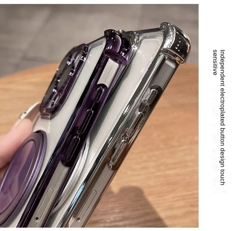 Para Huawei Honor Magic 7 Pro funda suave transparente anillo magnético a prueba de golpes funda protectora trasera para Magic 7 6 5 Pro Lite Shell - imagen 3