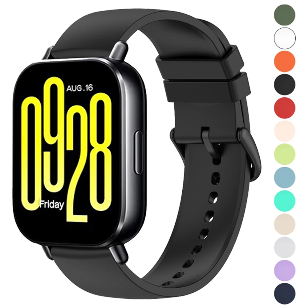 Correa deportiva de silicona de 22mm para Redmi Watch 5, Correa de reloj reemplazable activa para Redmi Watch 5 Lite, pulsera suave, accesorios