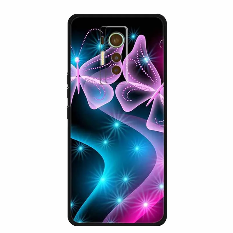 Funda de silicona TPU de lujo para Tecno Phantom X 2021, carcasa suave para teléfono, protección AC8, parachoques de dibujos animados, Etui, 2021 - imagen 2