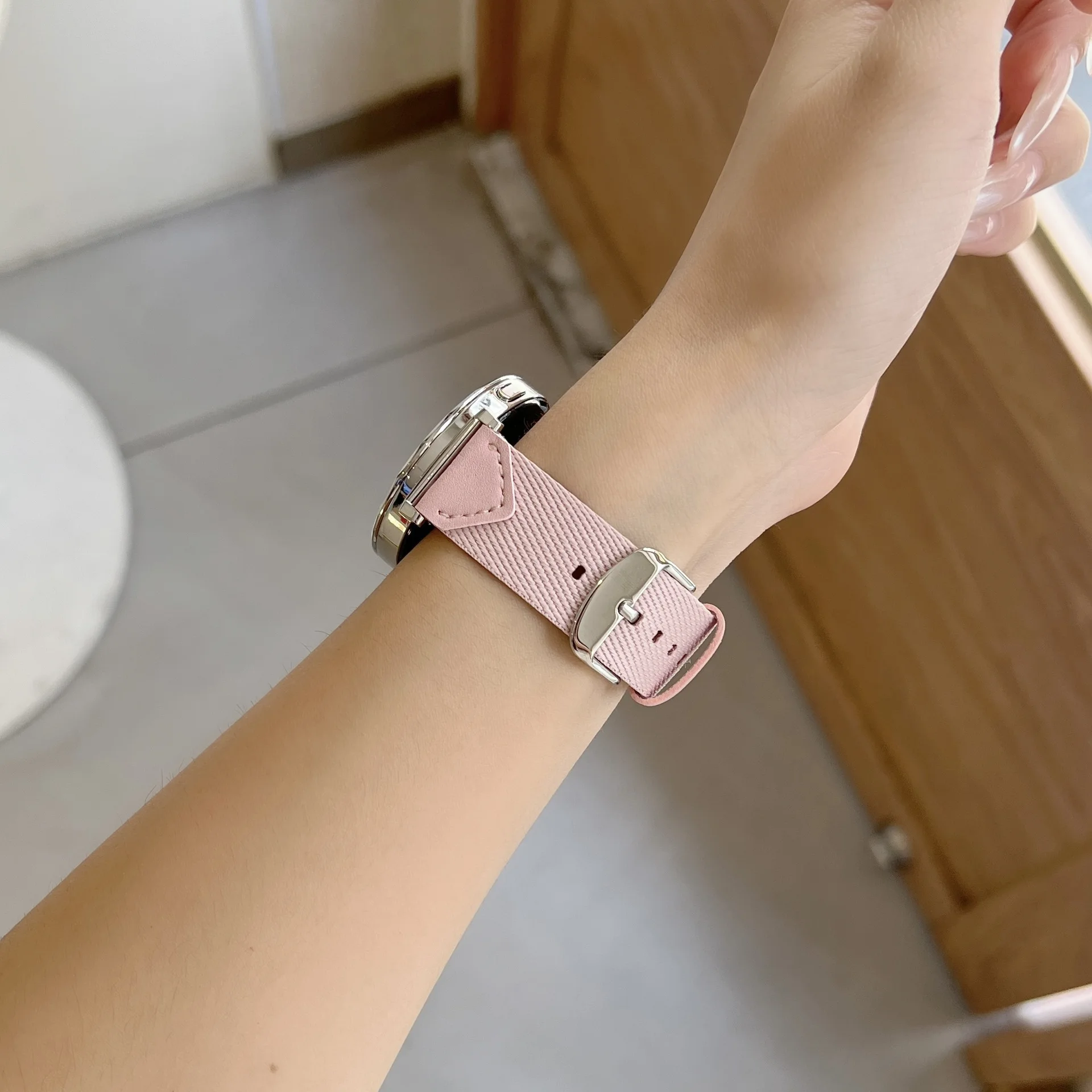 Correa de 18mm para mujer, pulsera para Huawei Watch GT5 Pro 42mmGT5 4 41mm para Garmin Vivoactive 4S Venu 3S 2S, correas de reloj vaqueras - imagen 5