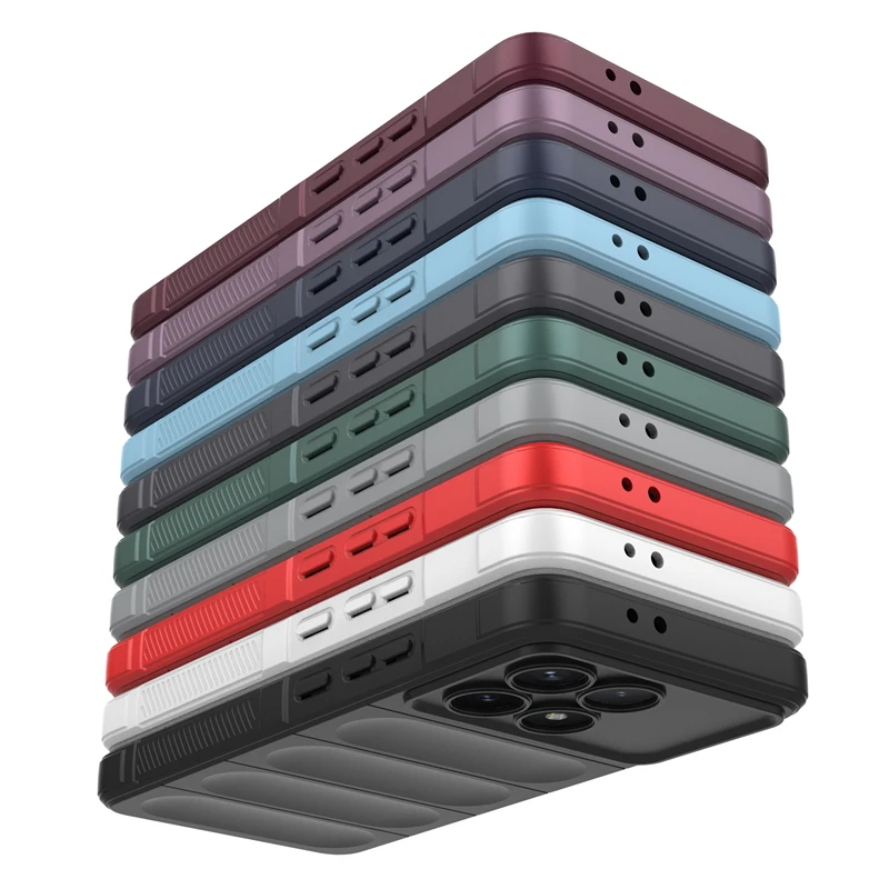 Para Poco X6 Pro funda para Xiaomi Poco X6 Pro Capas teléfono parachoques armadura trasera suave TPU lente a prueba de golpes Fundas protectoras Poco X6 Pro - imagen 4