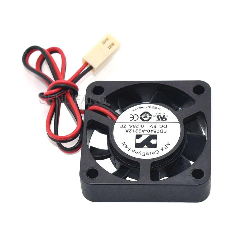 Ventilador de refrigeración cuadrado, servidor de 2 cables, DC 5V, 0.25A, FD0540-A2212A, Envío Gratis - imagen 3