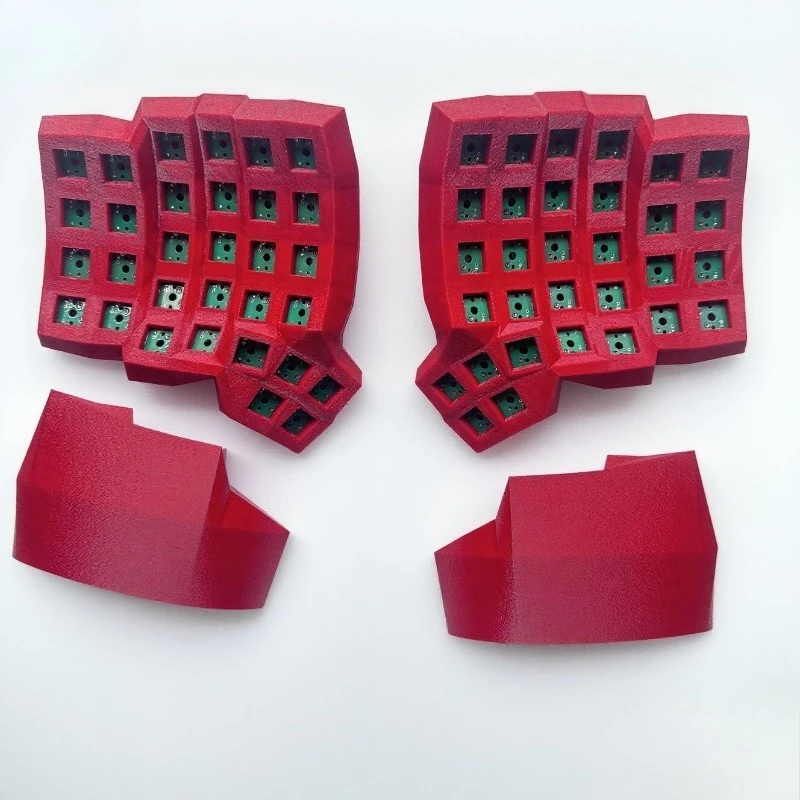 Kit de teclado dividido Dactyl Manuform 4x6, teclado mecánico dividido monomodo con cable de intercambio en caliente personalizado, Kit de teclado tipo C para juego