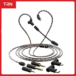 Cable TRN RedChain Plus Gaming 3.5mm Micrófono Desmontable