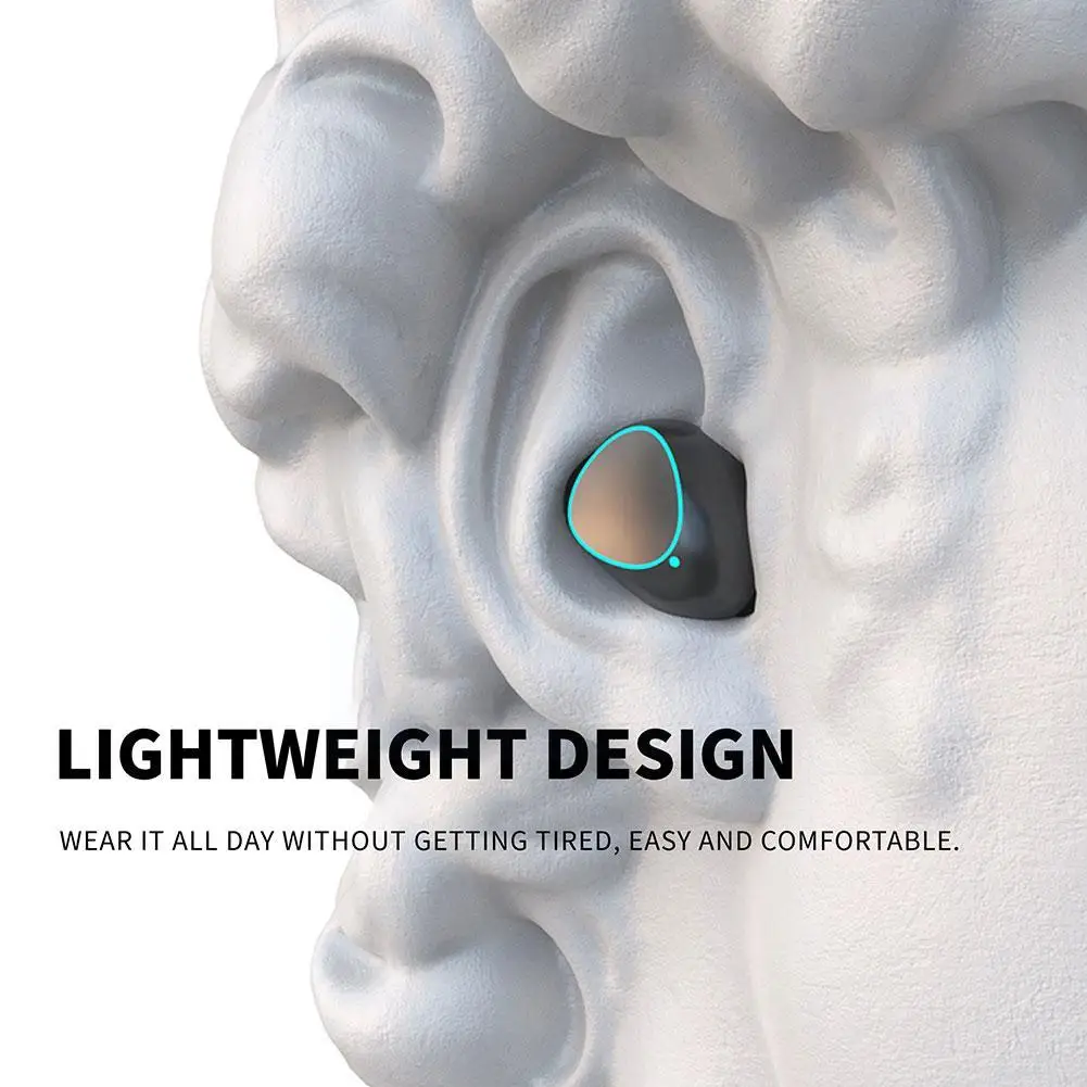 Auriculares inalámbricos T2X1 con Bluetooth 5,3, dispositivo de audio estéreo HiFi con micrófono, LB-88, resistente al agua, envío al por mayor - imagen 5