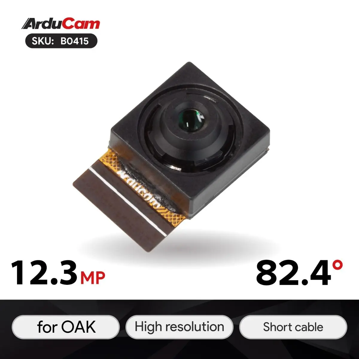 Módulo de cámara Arducam 12MP IMX378 para DepthAI OAK