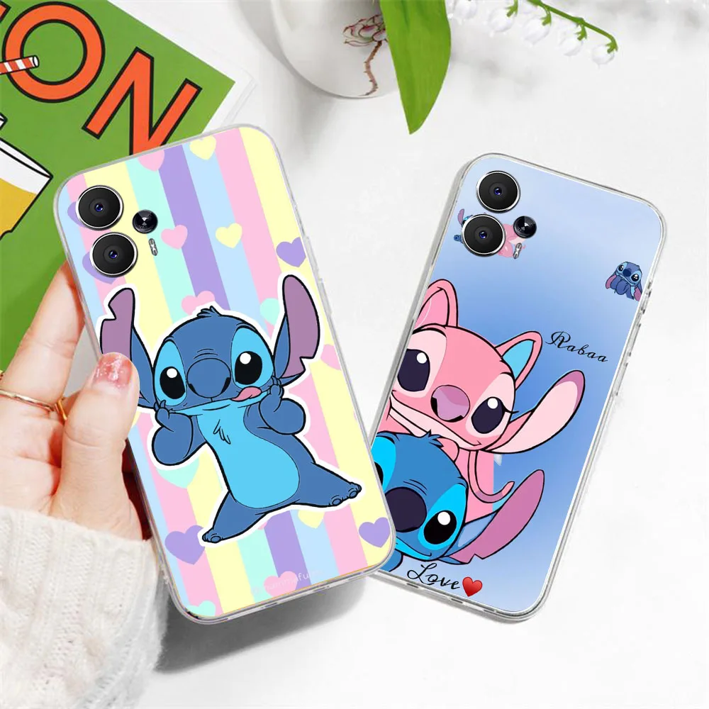 BD-68 We Love Stitch funda transparente para Moto G13 E6I E22 G82 G40 G10 G200 E22I E6S E30 G23 E40 Edge 20 S30 potencia de fusión - imagen 5