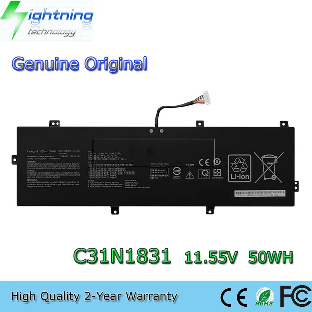 C31N1831 11.55V 50Wh Batería para portátil Asus Zenbook 14 UX433FA UX433FN UX433FQ P3540FA, etc.