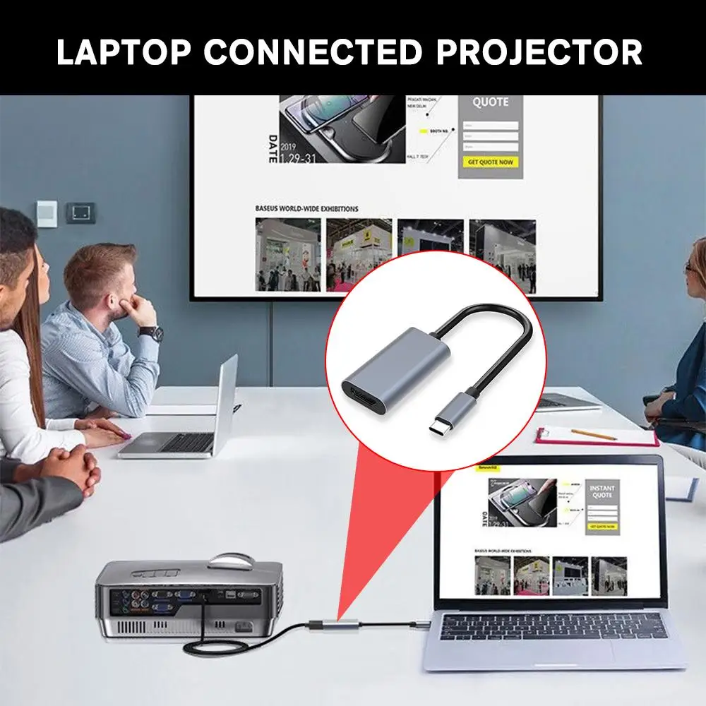 USB C HUB 4K 30/60Hz tipo C a HDMI 2,0 PD 100W adaptador para Macbook IPad Pro Air M2 M1 Sumsang accesorios de PC USB 3,0 HUB R3N1 - imagen 2