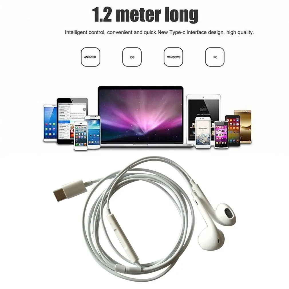 Auricular Digital USB tipo C Original, accesorio de auriculares con cable, Control en la oreja, auriculares digitales para teléfono inteligente - imagen 3