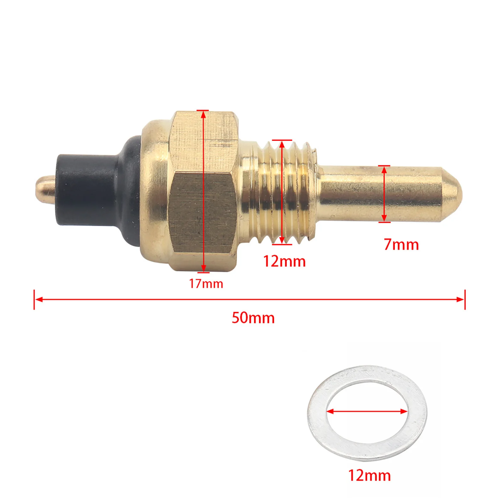 Sensor de temperatura de aceite para motocicleta, pieza de reparación para Honda TRX450S Foreman Rancher, 37750-HC4-751, 37750-HN5-M41 - imagen 5