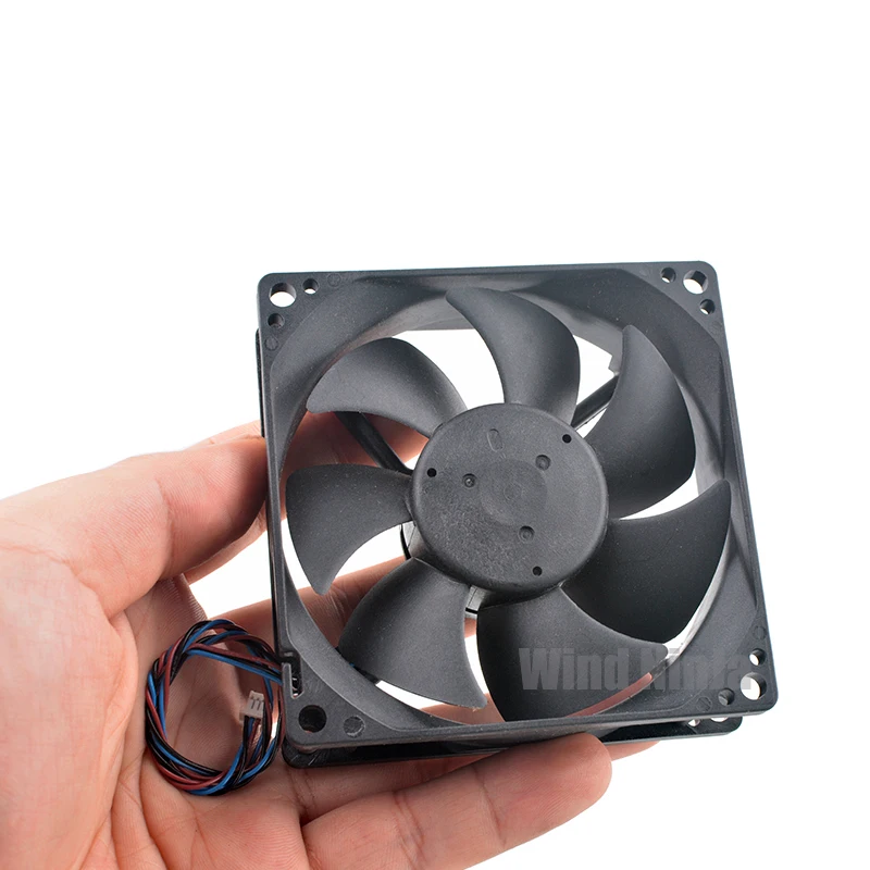 AUB0812M Ventilador de flujo axial de 8 cm x 80 mm 80 x 80 x 25 mm DC12V 0.17A Ventilador de enfriamiento de 3 pines para proyectores - imagen 5