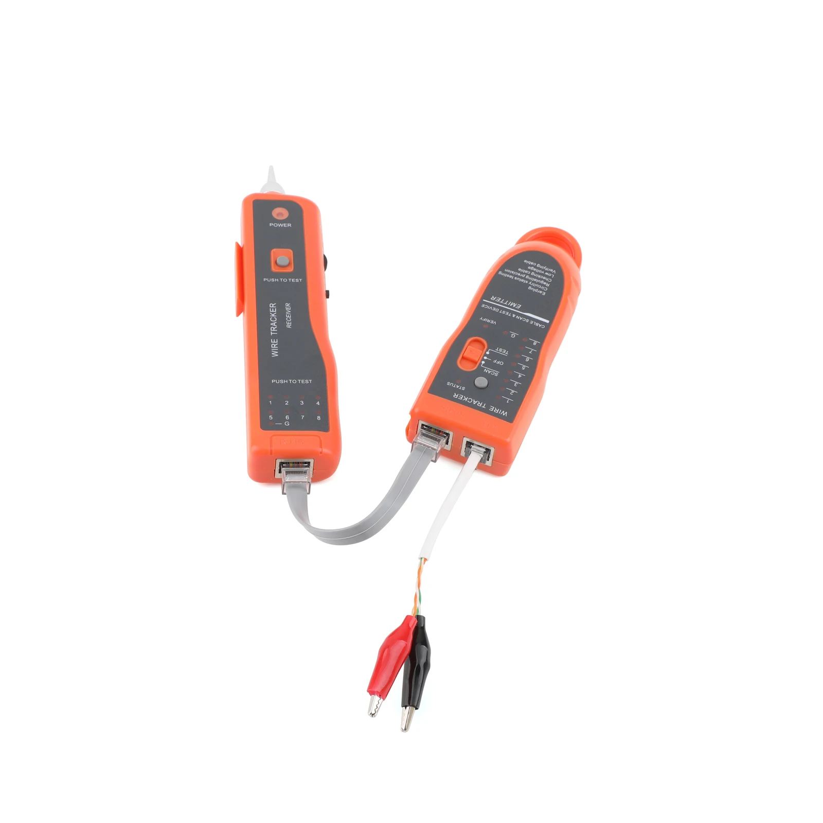 Probador de Cable de red LAN, buscador de línea, trazador de línea telefónica, Kit de herramientas de distancia de tono de diagnóstico para Cat5 Cat6 STP UTP RJ45 RJ11 - imagen 5