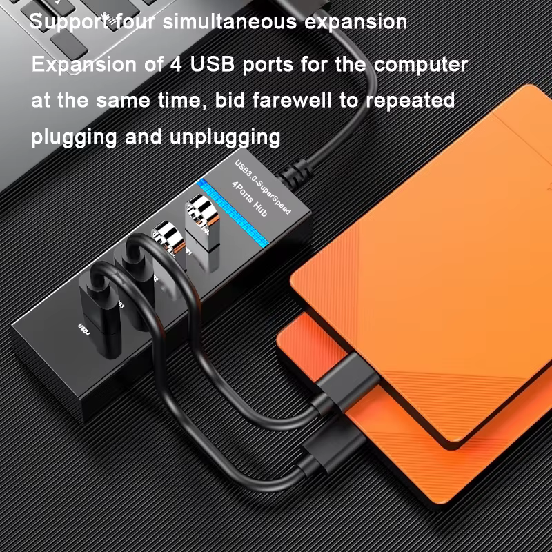 Hub USB 3.0 de 7 puertos - Expansor USB de alta velocidad para PC - imagen 4