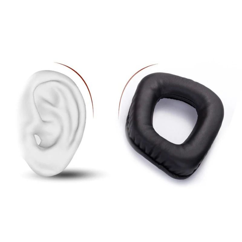 Almohadillas para los oídos para Logitech G35, G430, G432, G332, G930, F450, accesorios para auriculares, 2 uds. - imagen 5